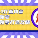 从0-1打造抖音百万账号-爆粉账号打造攻略，针对有账号无粉丝的现象