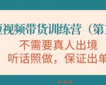 视频带货训练营，不需要真人出境，听话照做，保证出单（第11期）