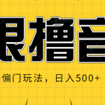 抖音直播无限撸音浪，简单可复制，偏门玩法，日入500+【视频教程】