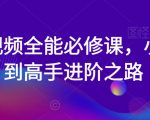 短视频全能必修课，小白到高手进阶之路