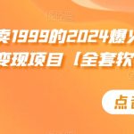 外面卖1999的2024爆火宝妈粉回收变现项目【全套软件+玩法】【揭秘】