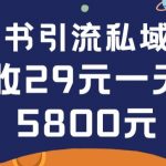 在小红书引流私域卖壁纸每张29元单日最高卖出200张(0-1搭建教程)【揭秘】